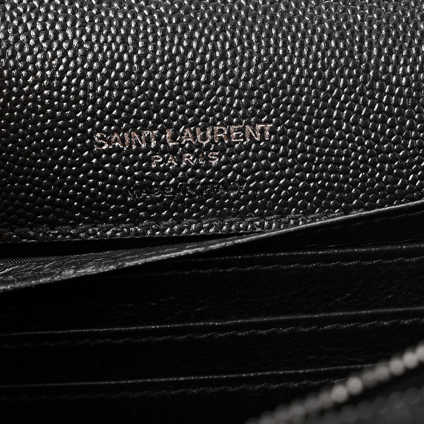 Grain De Poudre Monogram Kate Belt Bag Black