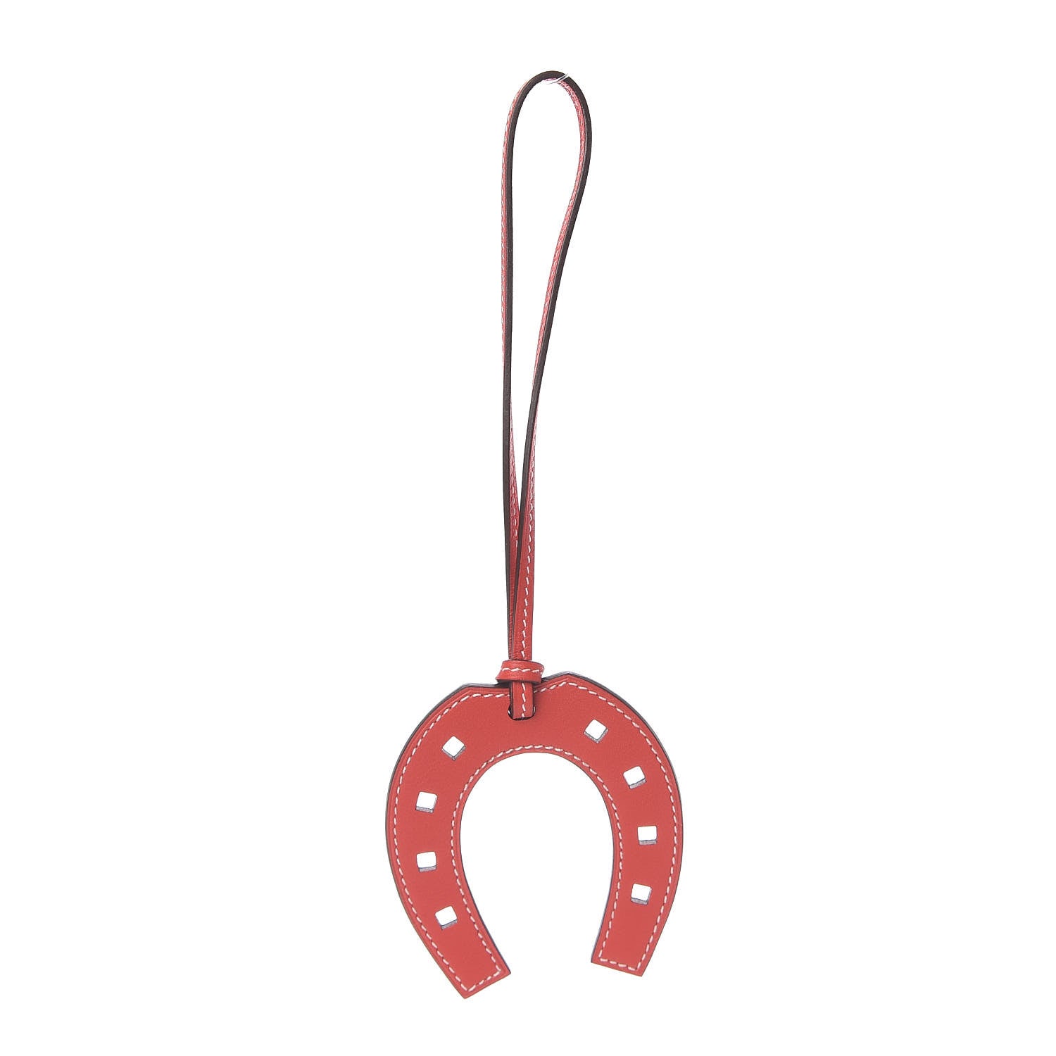 Hermes Swift Paddock Horseshoe Bag Charm Capucine 1 of 3