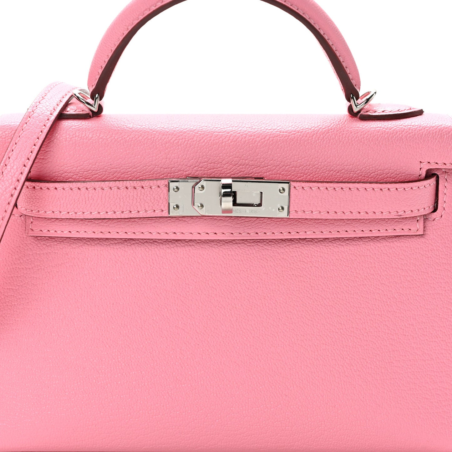 Chevre Mysore Verso Mini Kelly Sellier 20 Rose Confetti Sanguine