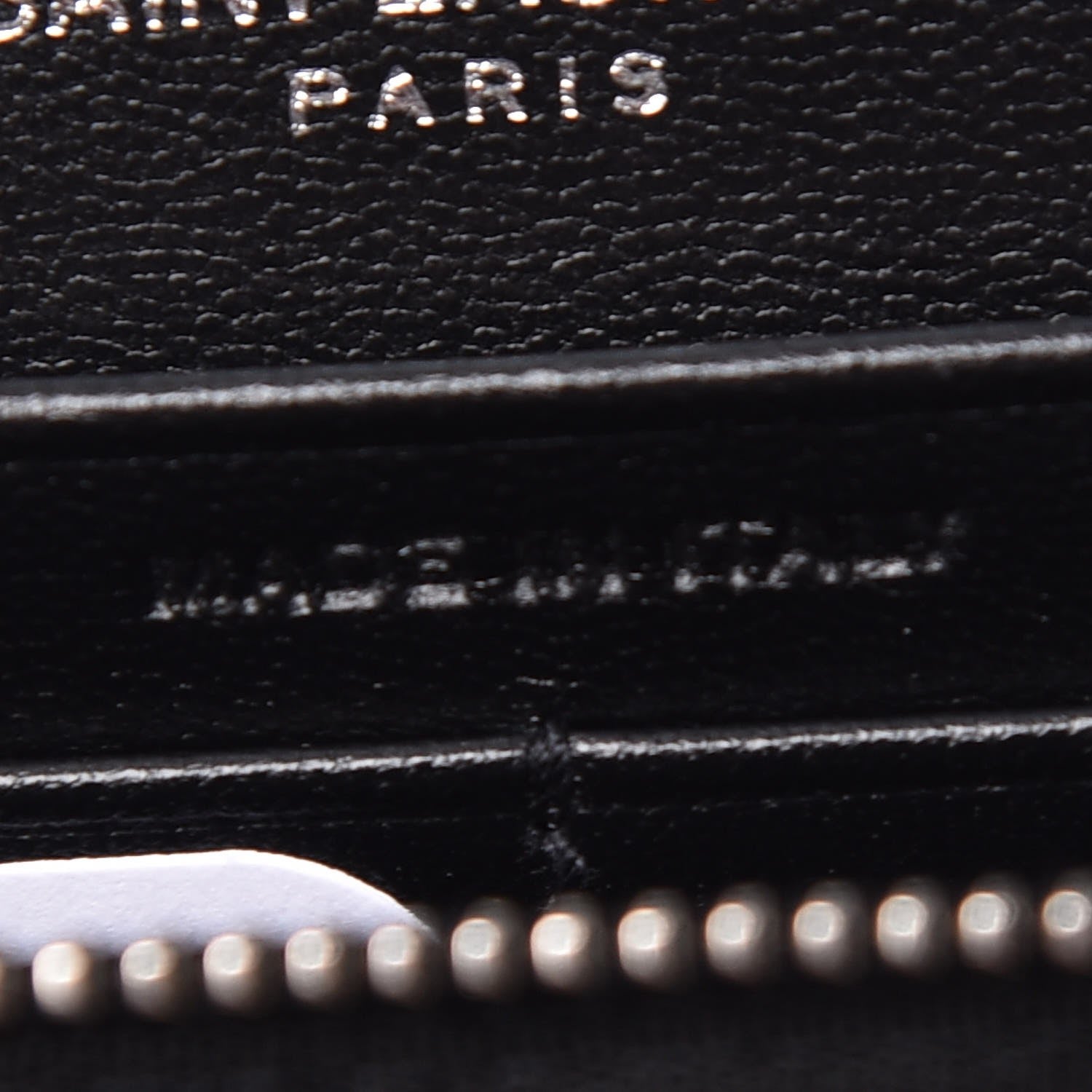 Saint Laurent Lambskin Y Quilted Monogram Large Loulou Flap Wallet Black 7 of 8