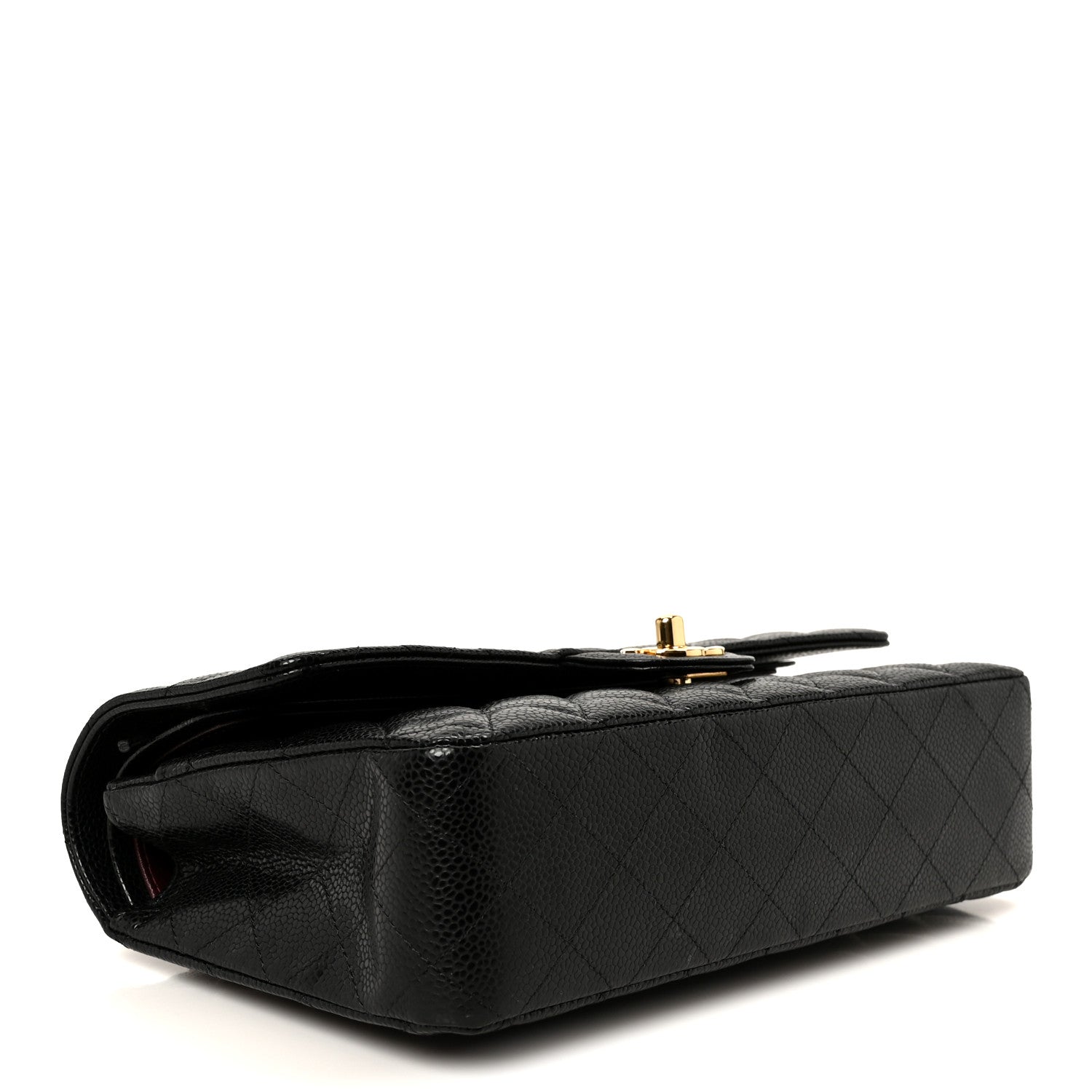 Chanel Caviar Quilted Medium Double Flap Black 3 of 11