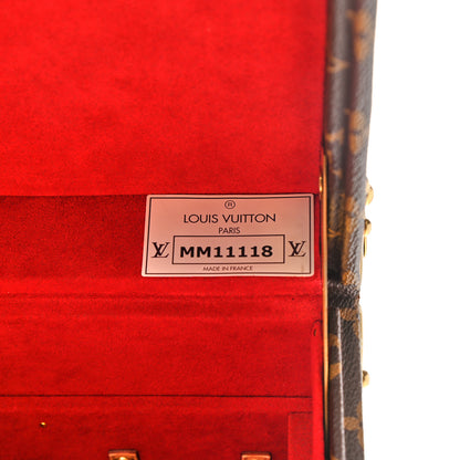 Louis Vuitton Monogram Boite Flacons Beauty Train Trunk Case Rouge Flamme 10 of 15