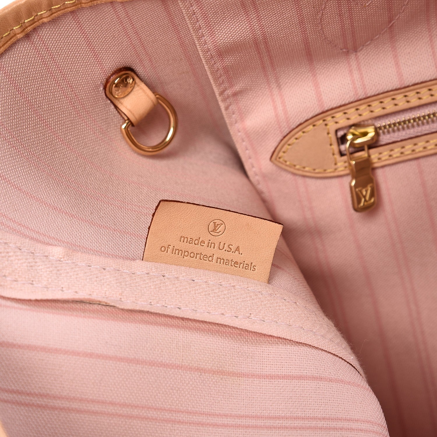 Louis Vuitton Damier Azur Neo Neverfull MM Rose Ballerine 7 of 10