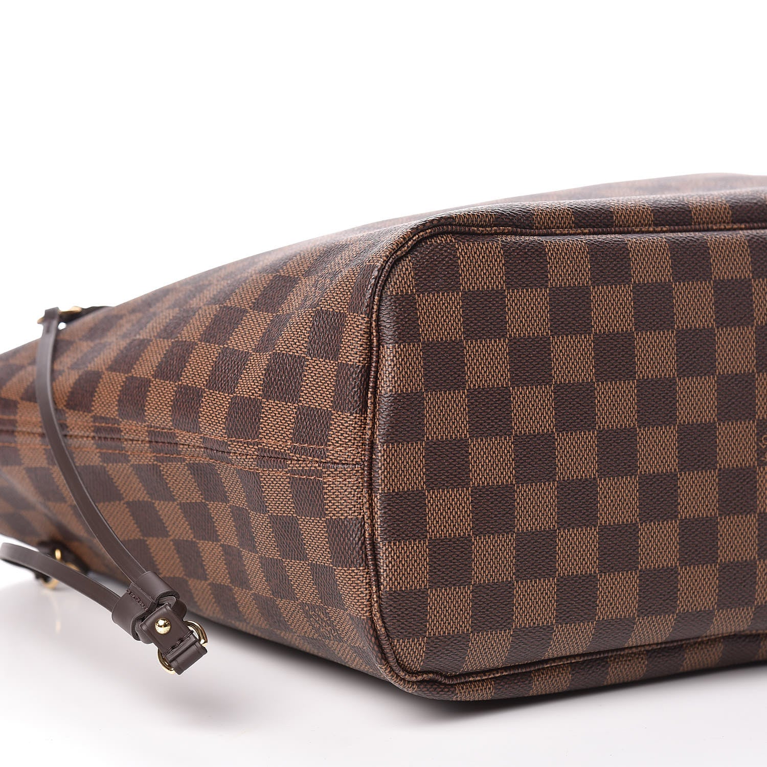 Louis Vuitton Damier Ebene Neo Neverfull MM Rose Ballerine 9 of 11