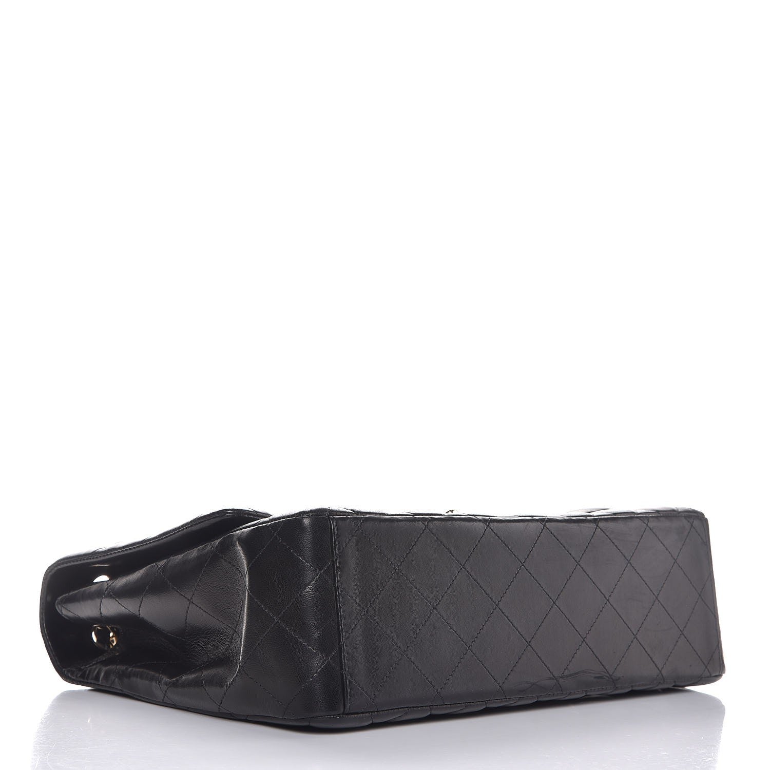 Chanel Lambskin Quilted Maxi Single Flap Black 4 of 9