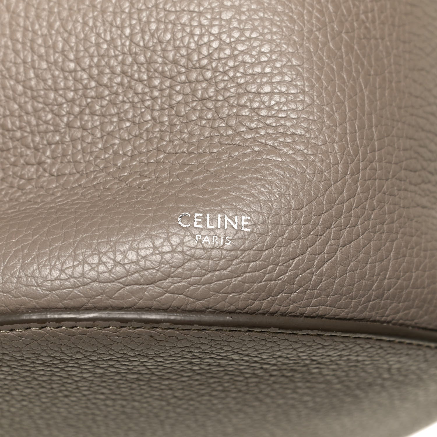 Celine Supple Grained Calfskin Big Bag Bucket Light Taupe 5 of 8