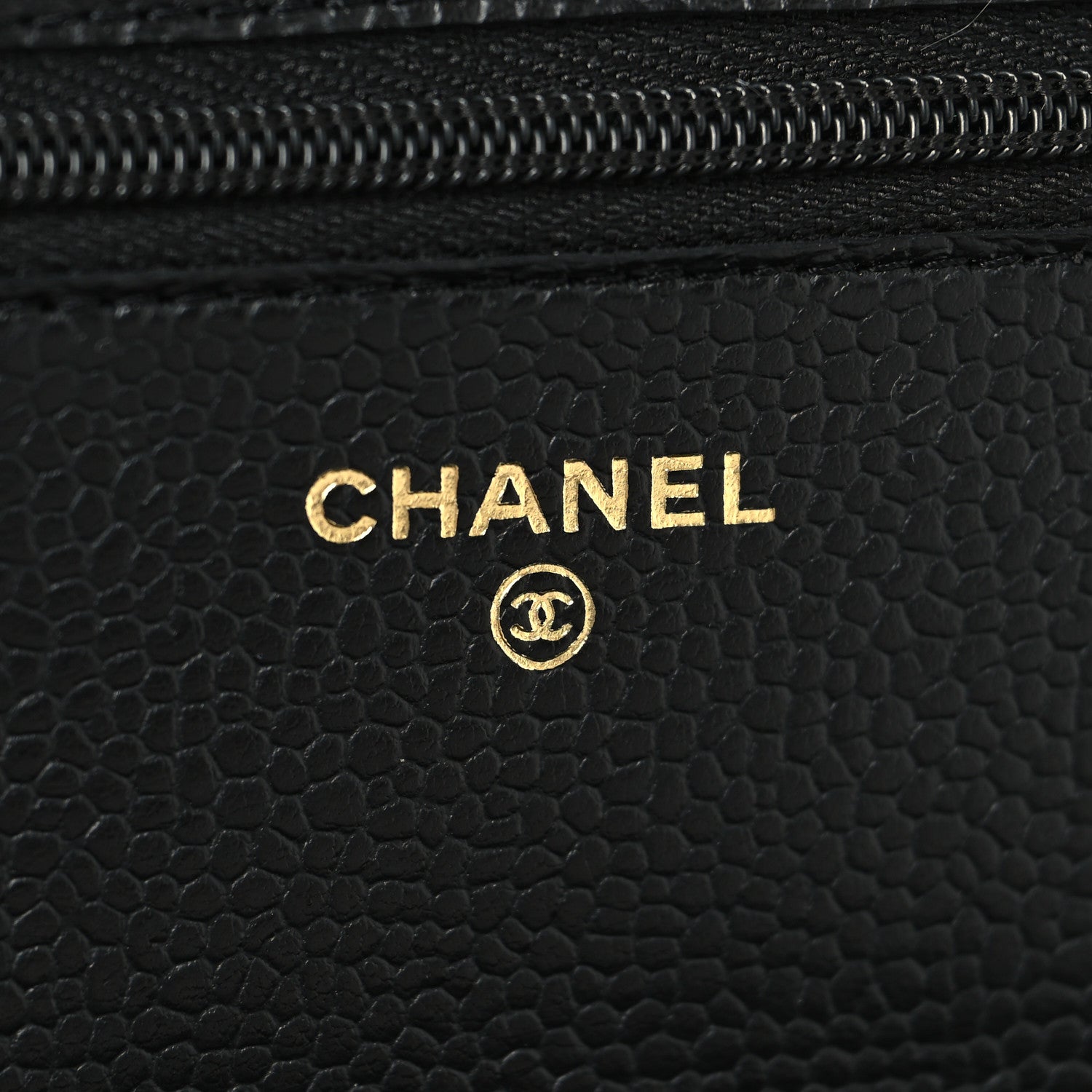 Chanel Caviar Quilted CC Turnlock Wallet On Chain WOC Black 6 of 12