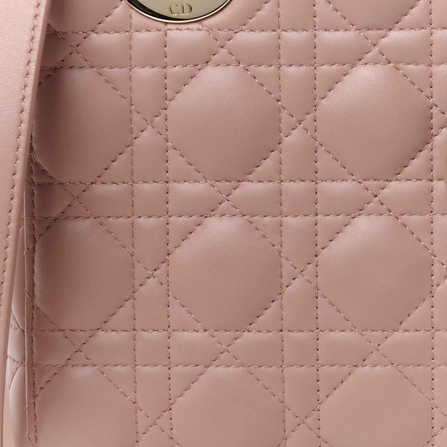 Christian Dior Lambskin Cannage Small My ABCDior Lady Dior Fard 8 of 13