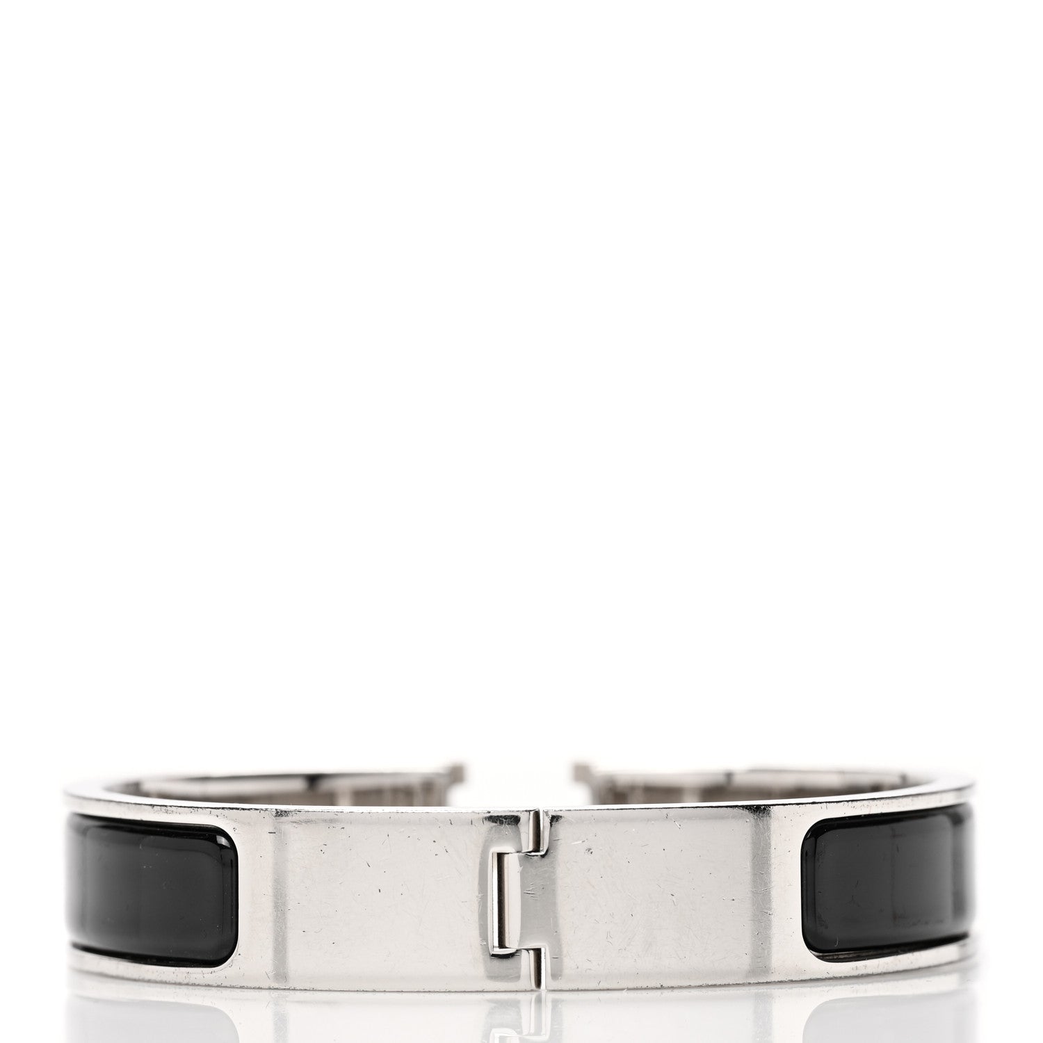 Hermes Enamel Narrow Clic Clac H Bracelet PM Black 3 of 6