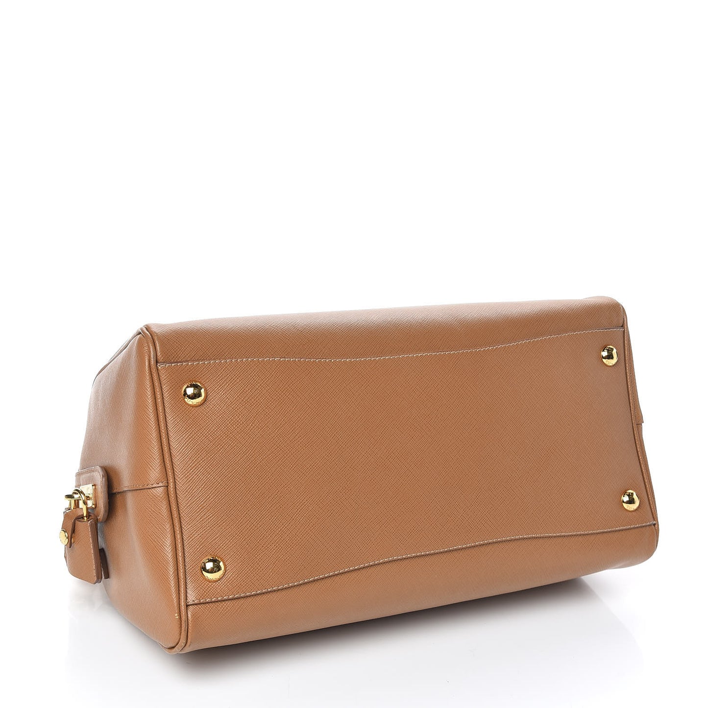 Saffiano Lux Bowler Caramel