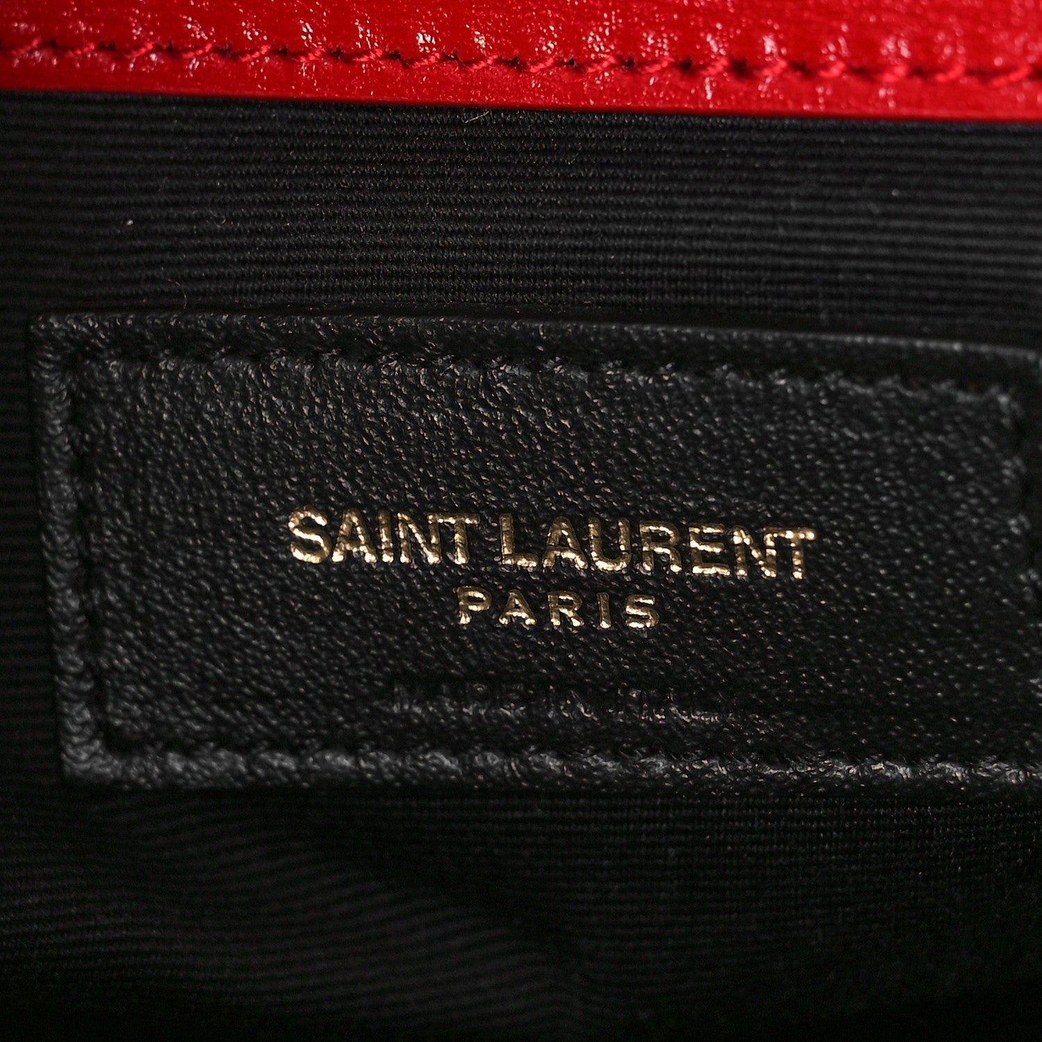 Saint Laurent Calfskin Small Manhattan Shopper Tote Red 6 of 8