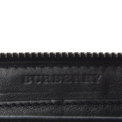 Burberry Calfskin Zip Around Wallet Black 6 of 6