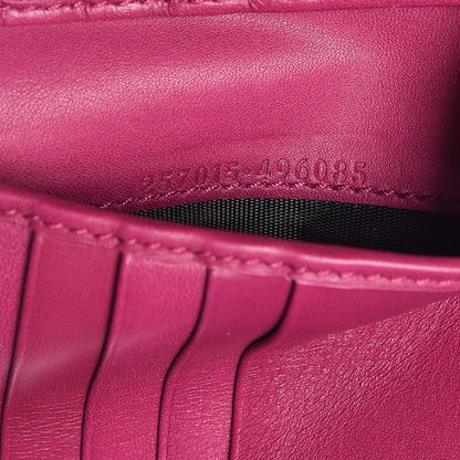 Gucci Monogram Dice French Flap Wallet Fuchsia 8 of 14