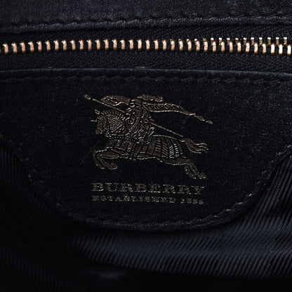 Burberry Calfskin Quilted Manor Tote Black 5 of 11