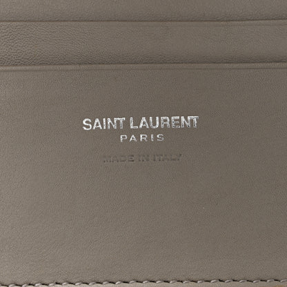 Saint Laurent Calfskin Monogram Toy Cabas  Oyster Grey 6 of 10