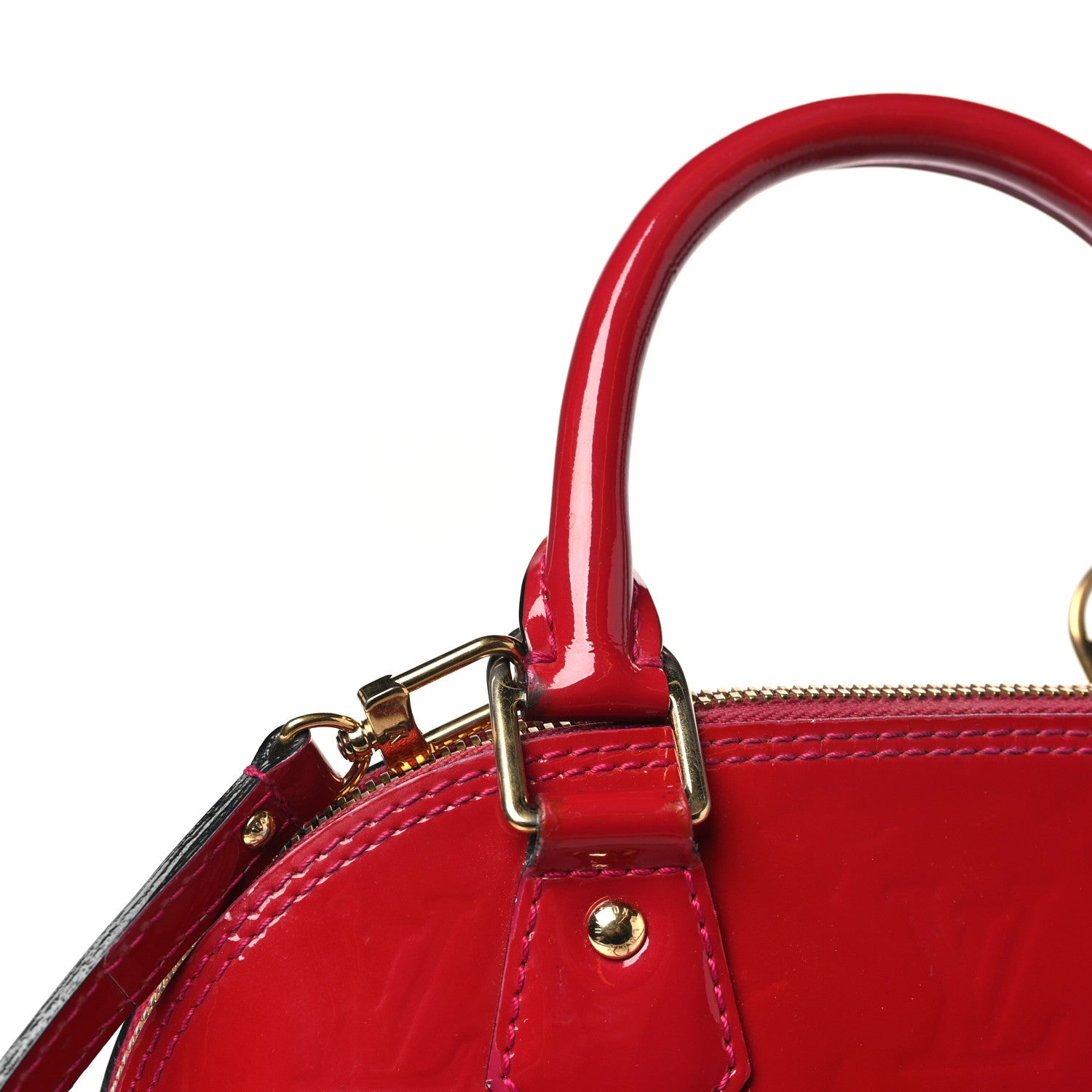 Louis Vuitton Vernis Alma BB Cherry 10 of 10