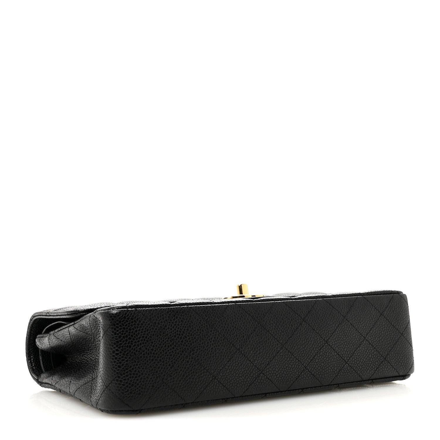 Chanel Caviar Quilted Medium Double Flap Black Black 4 of 11