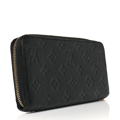 Louis Vuitton Empreinte Zippy Wallet Black Yellow 3 of 8