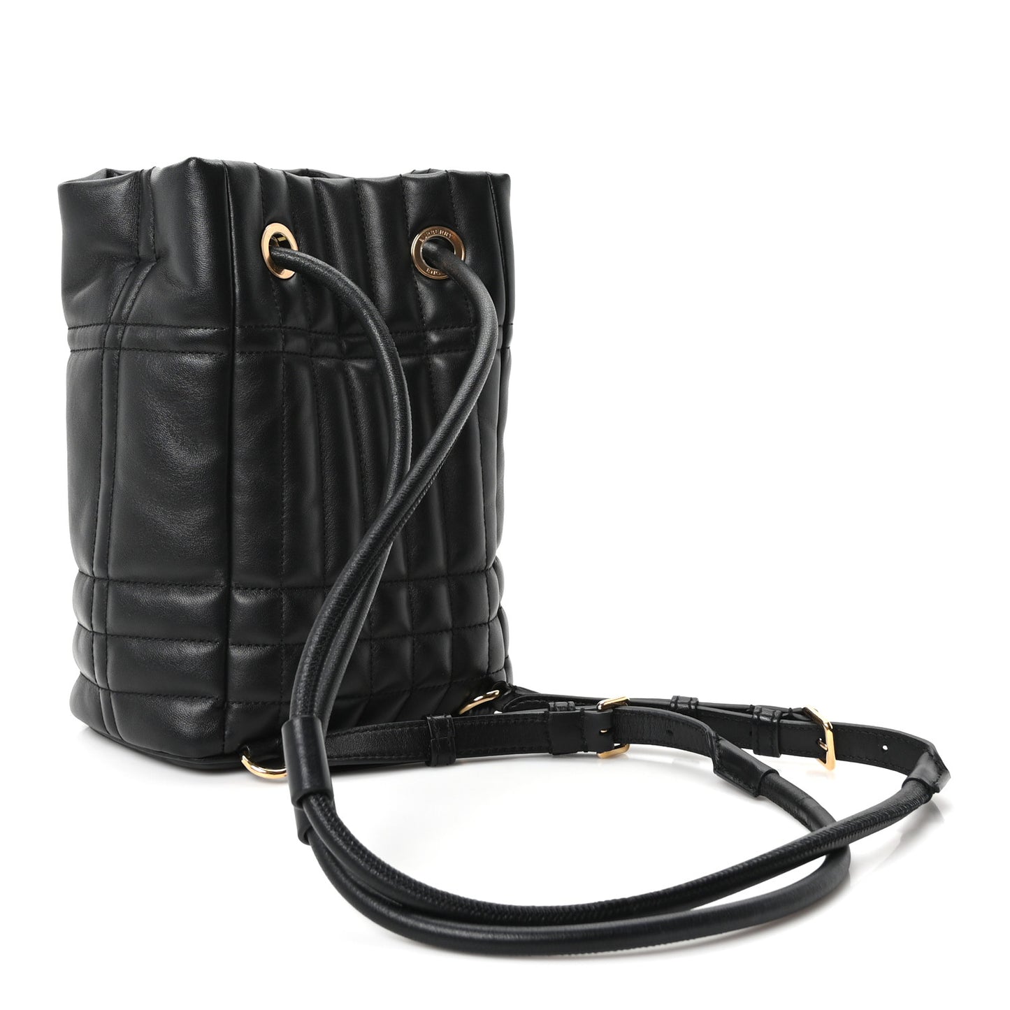 Lambskin Quilted Mini Lola Backpack Black