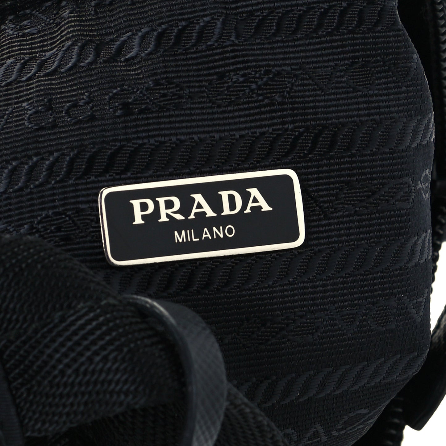 Tessuto Nylon Mini Re-Edition 2000 Bag Black