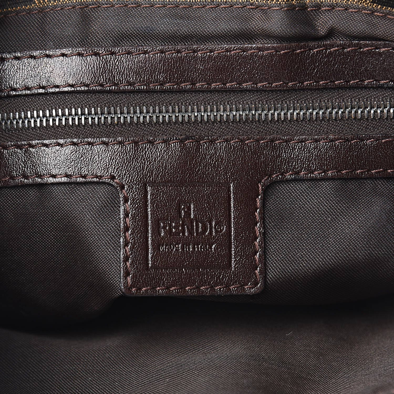 Fendi Zucca Shoulder Bag Tobacco 6 of 13