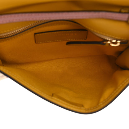 Burberry Derby Calfskin Haymarket Check Small Loxley Crossbody Cinnamon Red Multicolor 5 of 10