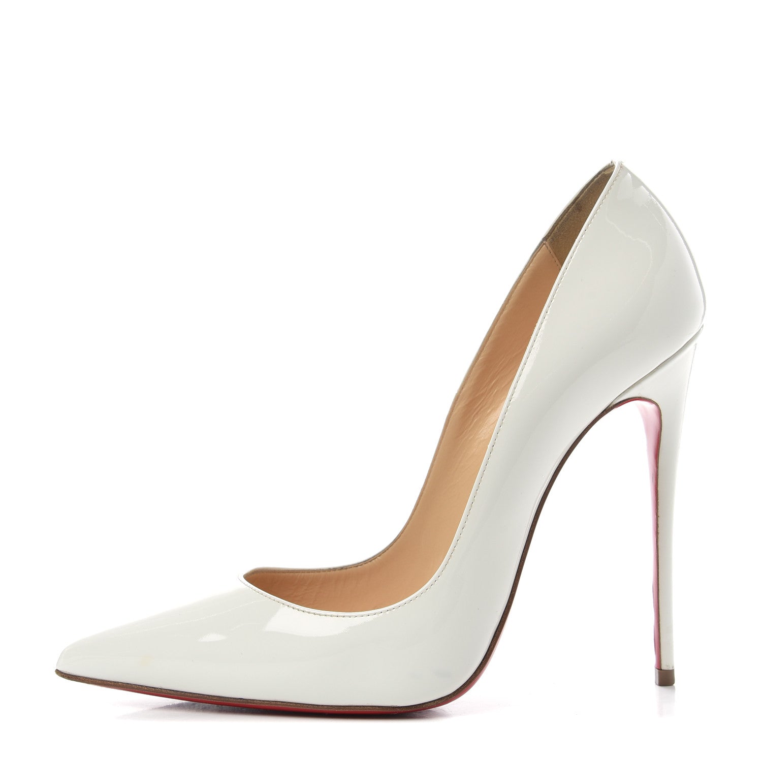 Christian Louboutin Patent So Kate 120 Pumps 39.5 Latte 1 of 10