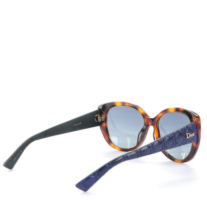 Christian Dior Lambskin Cannage Dior Lady 1R Sunglasses Havana Purple 3 of 7