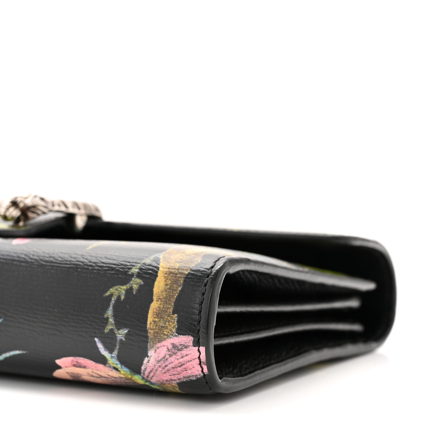 Calfskin Tropical Print Mini Dionysus Shoulder Bag Black Multi