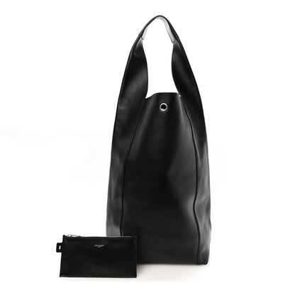 Saint Laurent Supple Calfskin Large Tanger Hobo Black 2 of 10