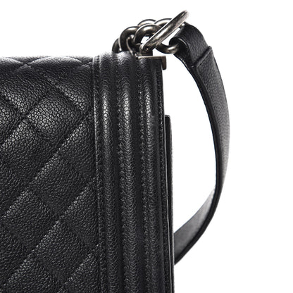 Chanel Caviar Quilted New Medium Boy Flap Black 10 of 10