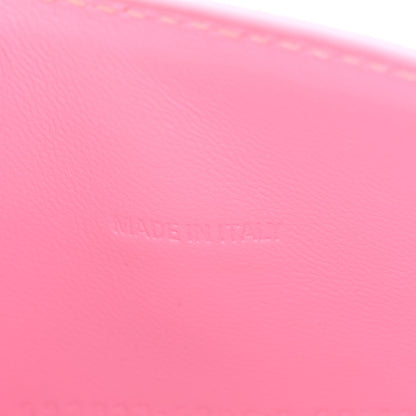 Balenciaga Shiny Calfskin Crocodile Embossed Hourglass Top Handle Bag XS Candy Pink 7 of 14