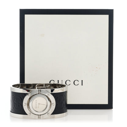 Gucci Stainless Steel Calfskin 33mm Twirl Quartz Watch 5 of 5