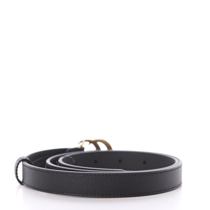 Gucci Calfskin Double G 20mm Belt 80 32 Black 2 of 4