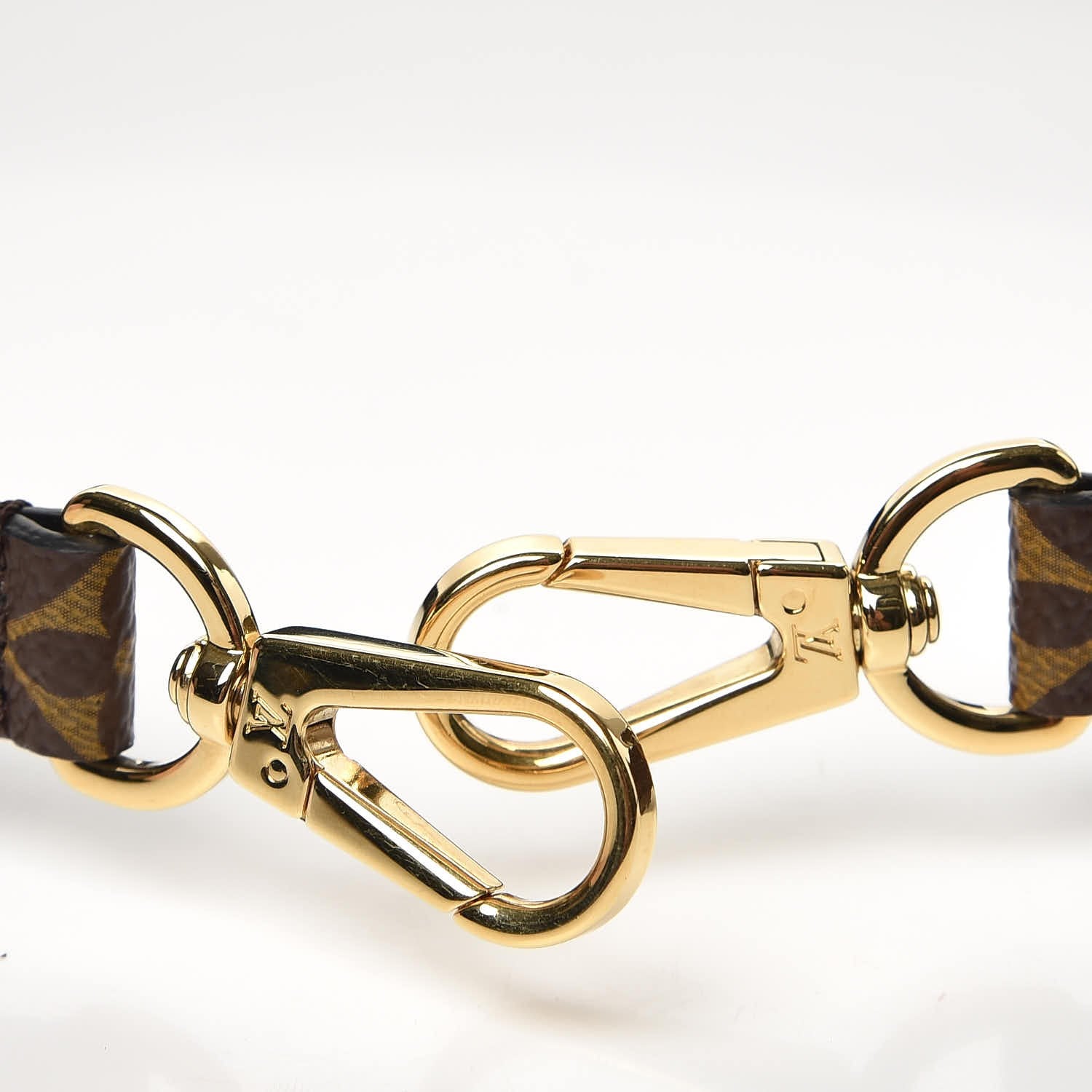 Louis Vuitton Monogram Bandouliere Shoulder Strap Black 4 of 4