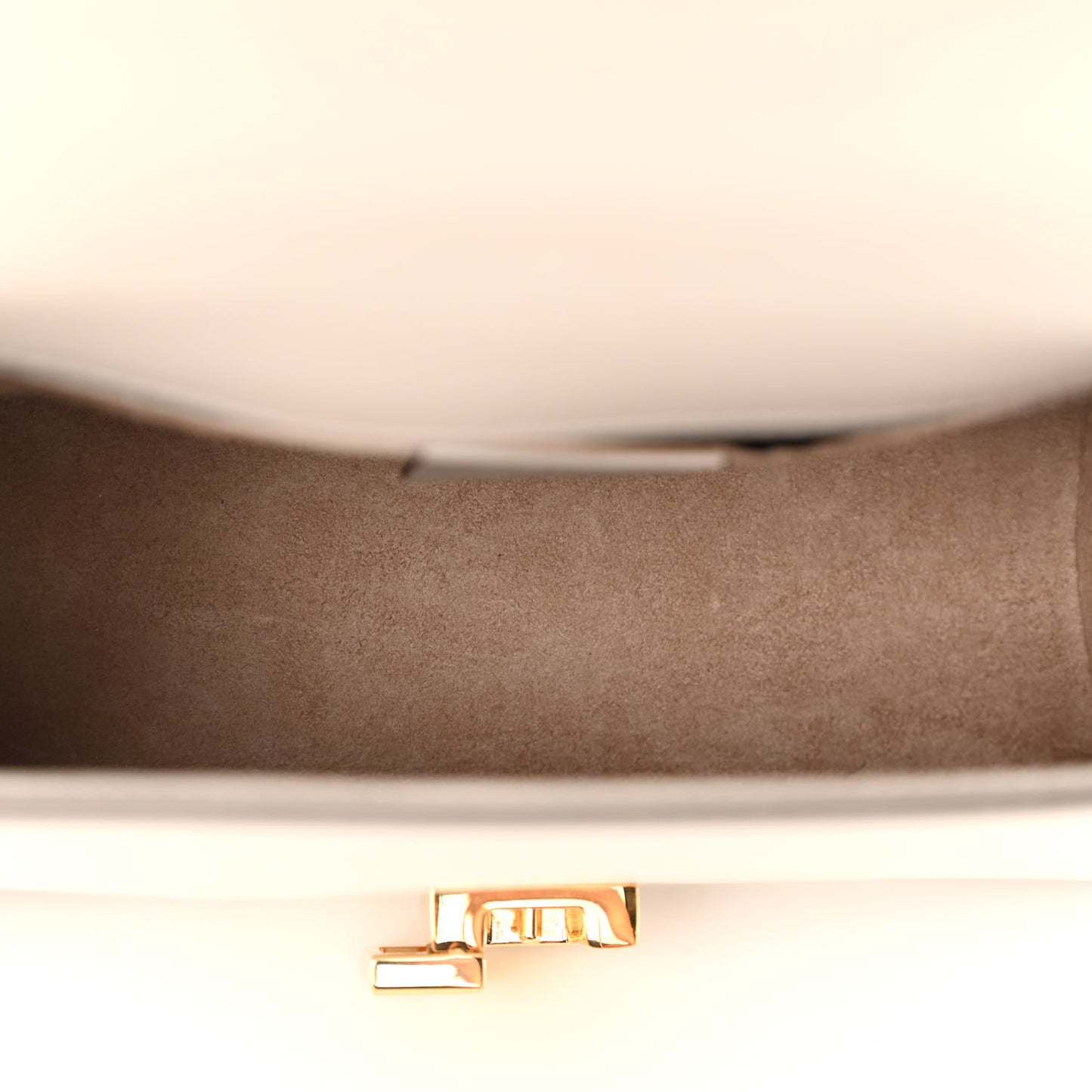 Calfskin Mini Sylvie Chain Shoulder Bag White