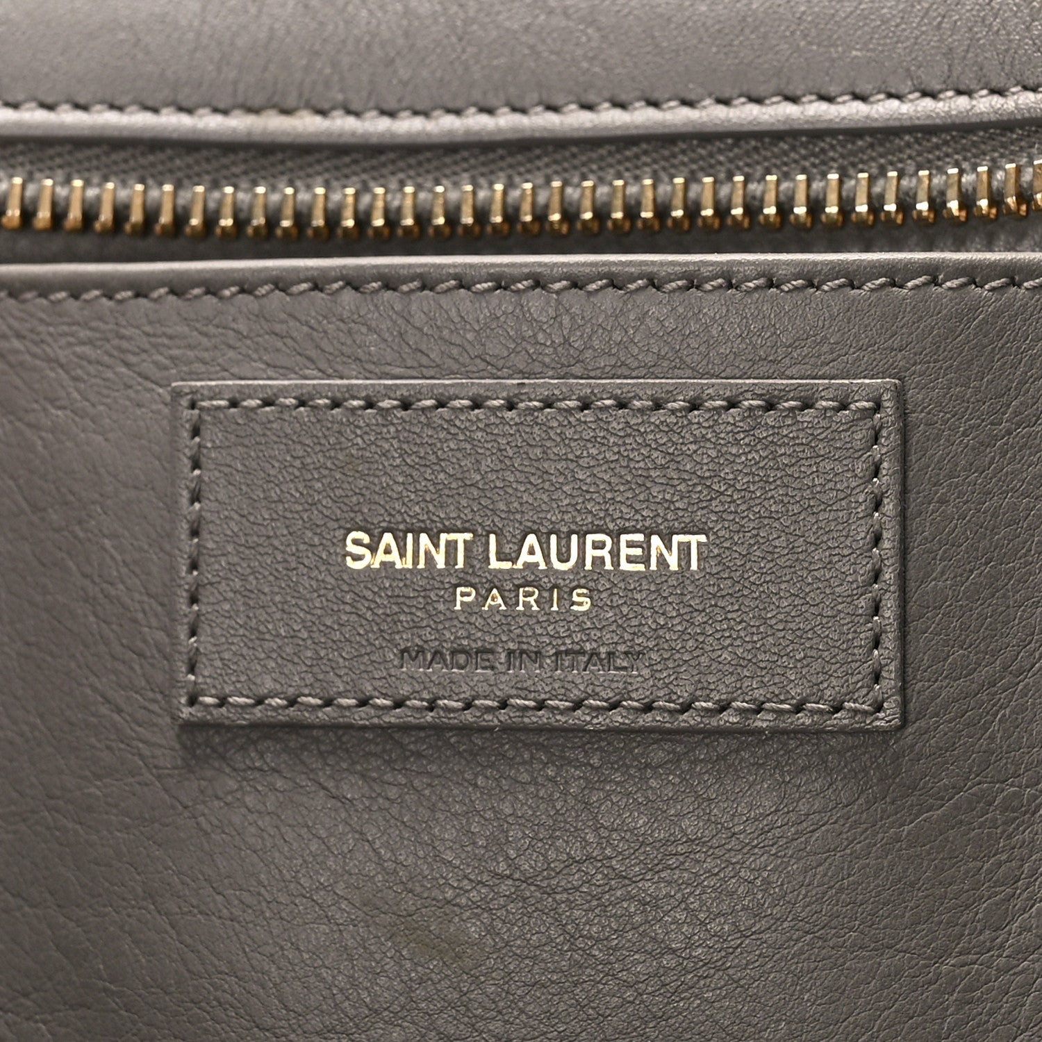 Saint Laurent Calfskin Small Monogram Cabas Fog 6 of 8