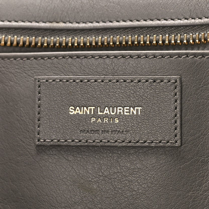 Saint Laurent Calfskin Small Monogram Cabas Fog 6 of 8