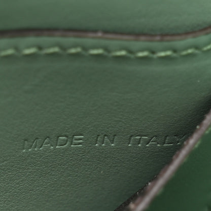 Fendi Calfskin Striped Texture FF Peekaboo I See U X Cross Satchel Green Island 7 of 12