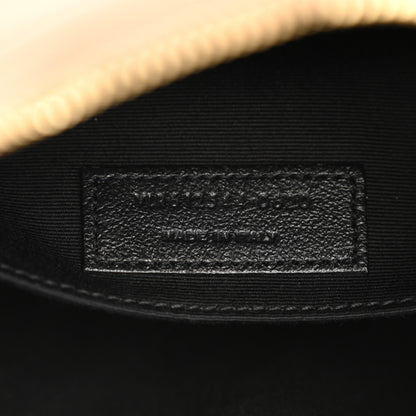 Saint Laurent Calfskin Matelasse Monogram Lou Camera Bag Dark Beige 7 of 12