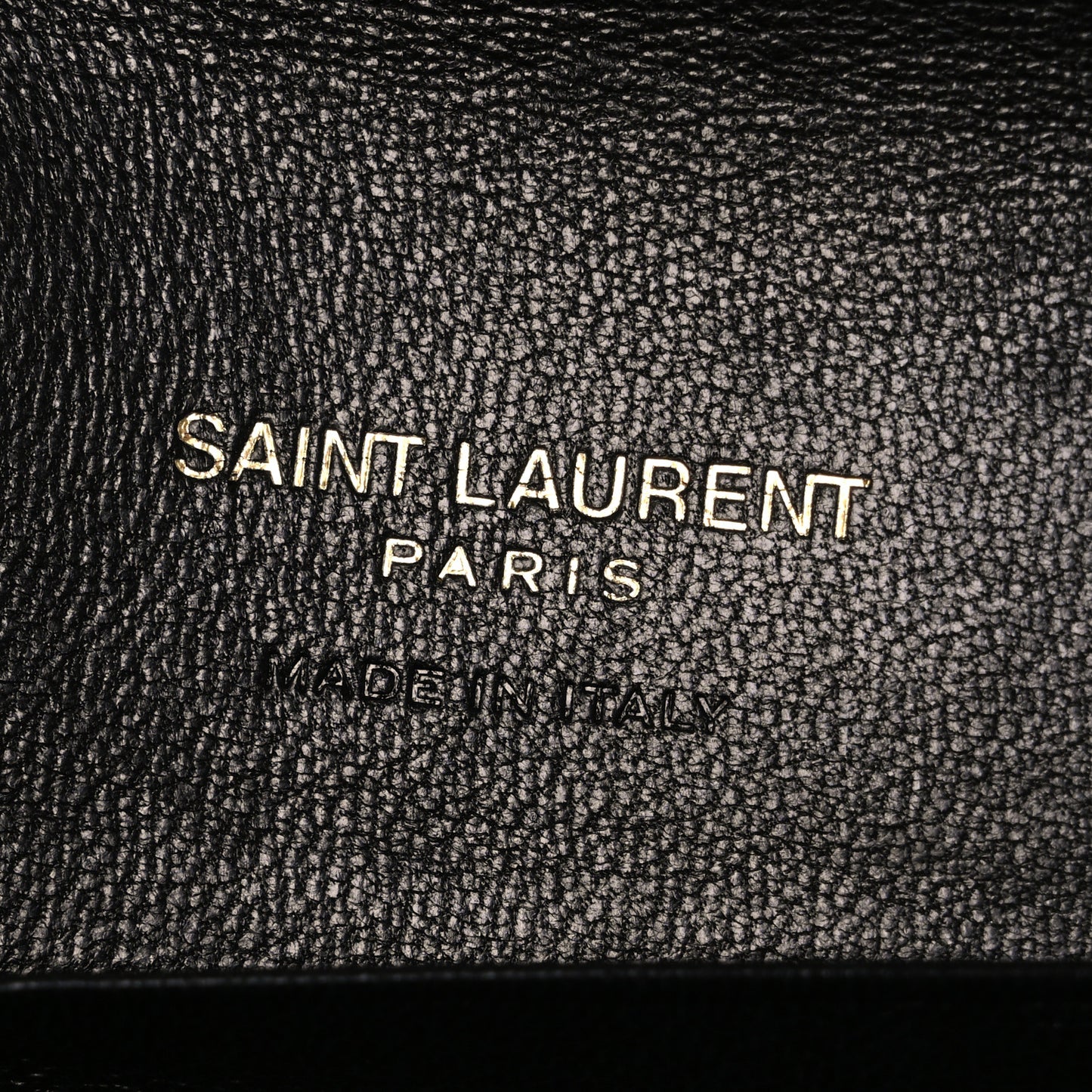 Lambskin Quilted Monogram Gaby Small Envelope Wallet Black