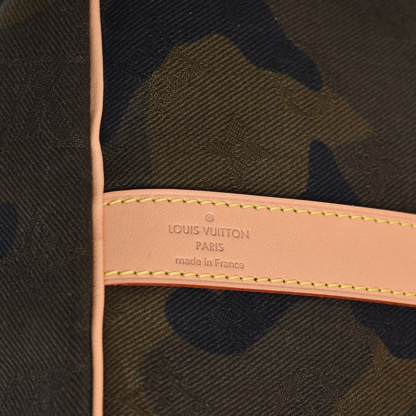 X SUPREME Monogram Camouflage Keepall Bandouliere 45