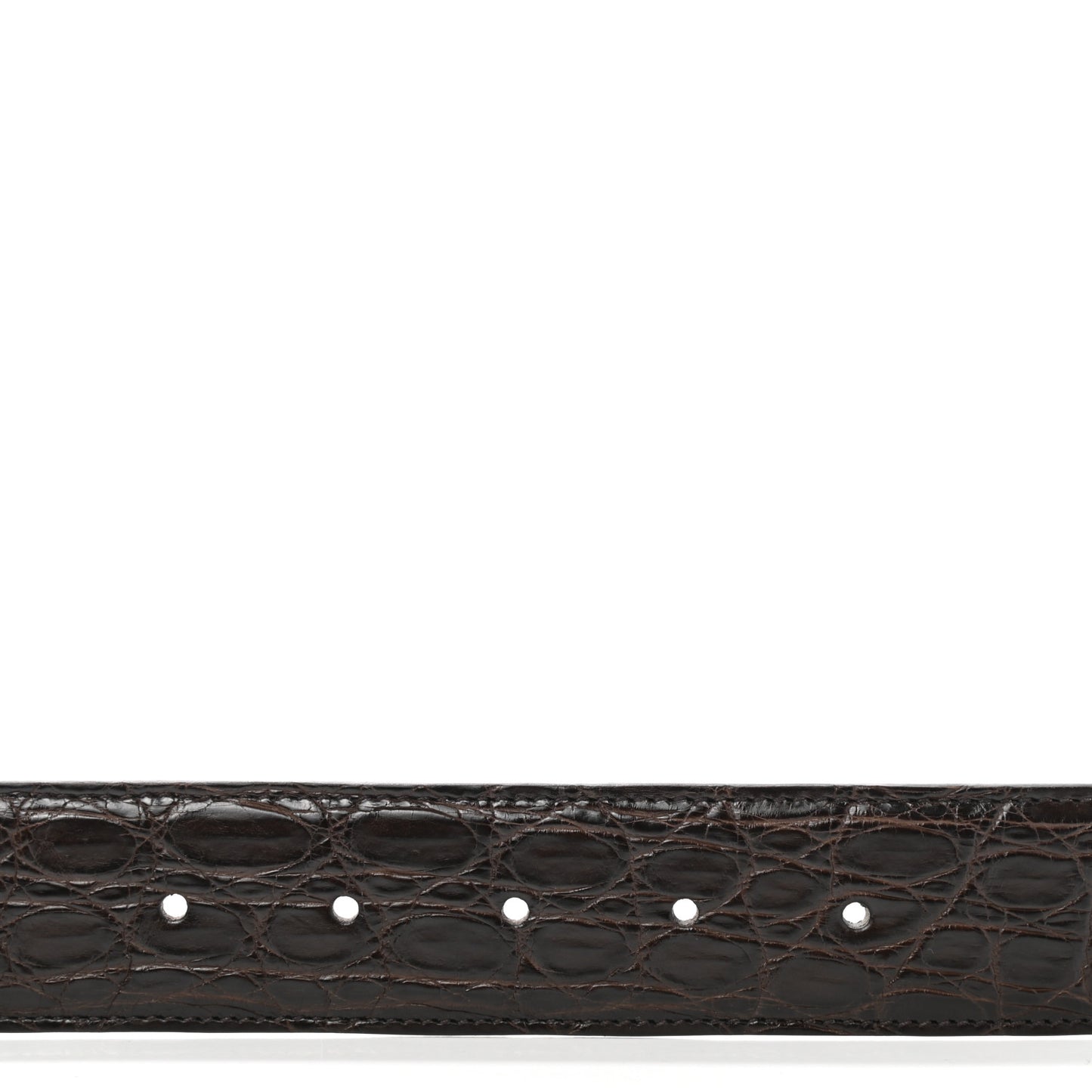 Crocodile Interlocking G 37mm Belt 80 32 Brown