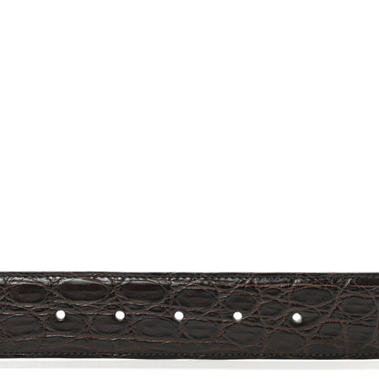 Gucci Crocodile Interlocking G 37mm Belt 80 32 Brown 5 of 7
