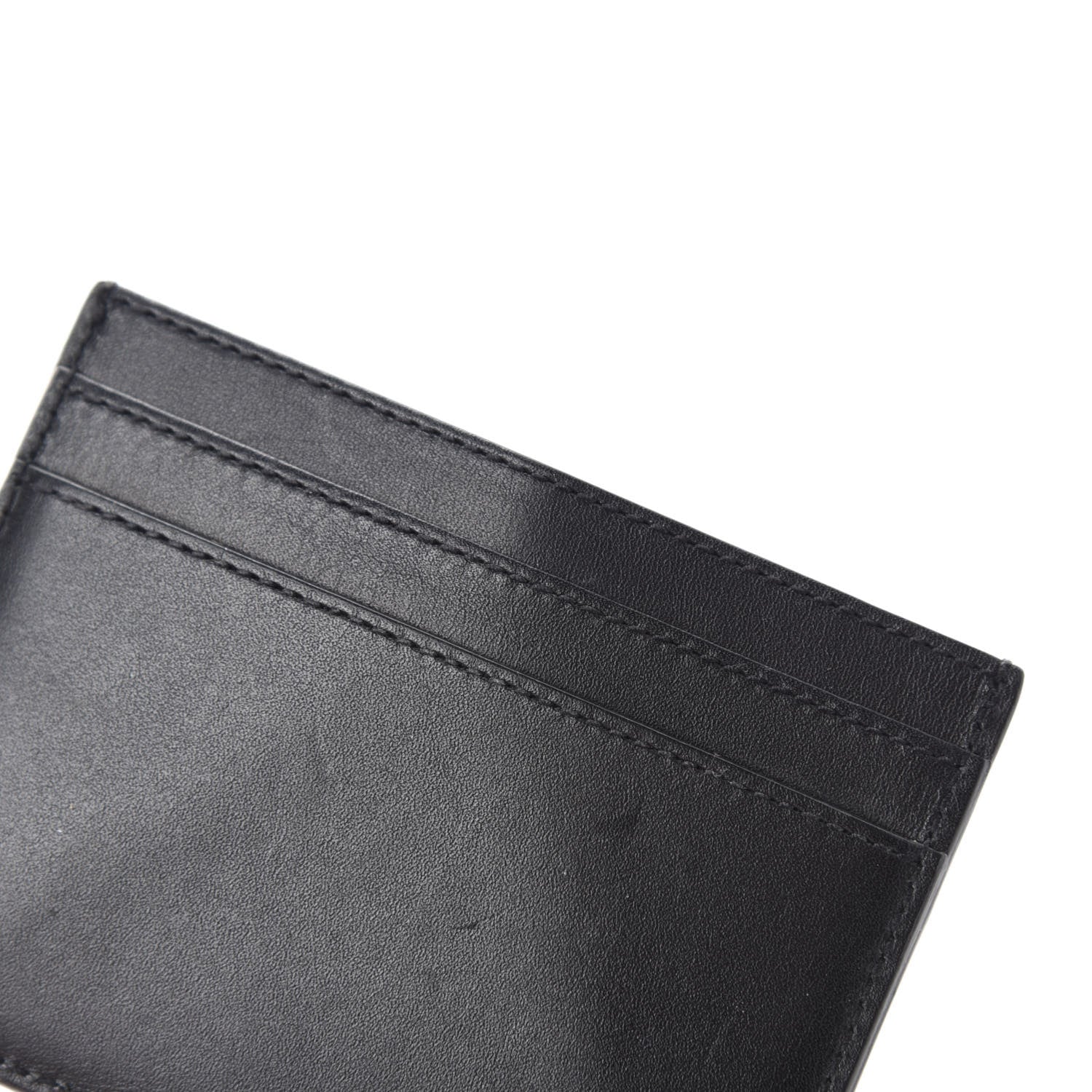 Saint Laurent Calfskin Credit Card Case Black 6 of 9
