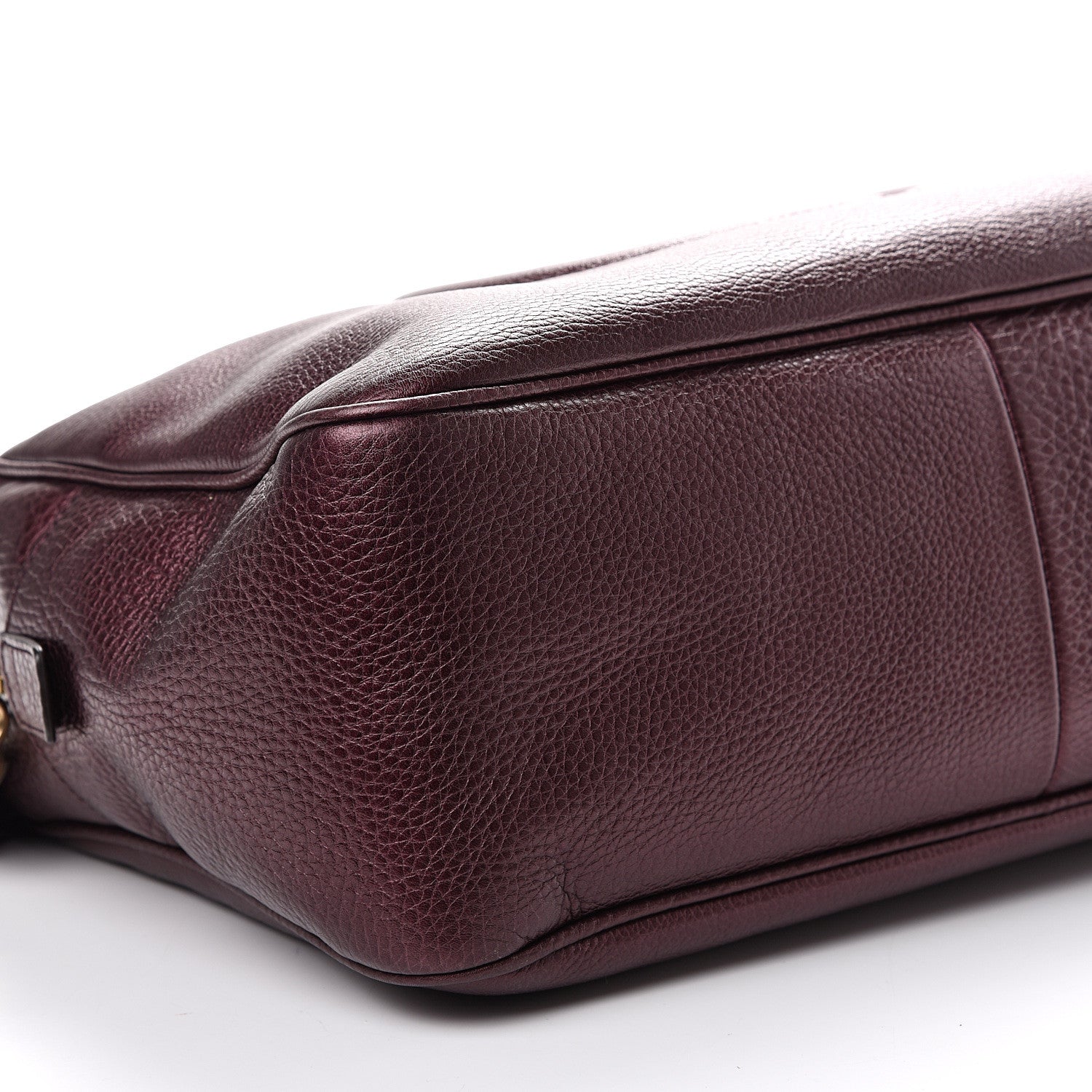 Gucci Metallic Cellarius Calfskin Medium Soho Bowler Classic Burgundy 7 of 10