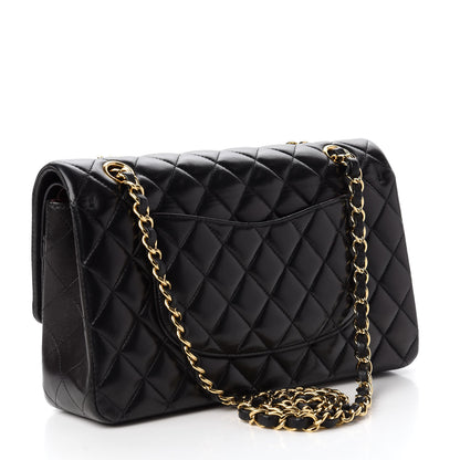 Chanel Lambskin Quilted Medium Double Flap Black 3 of 11