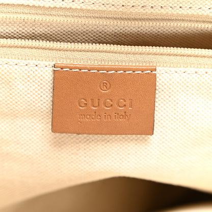 Gucci Denim Monogram Medium Sukey Tote Blue 6 of 12
