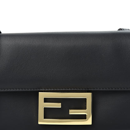 Fendi Vitello Grace Matte Duo Baguette Black 9 of 11