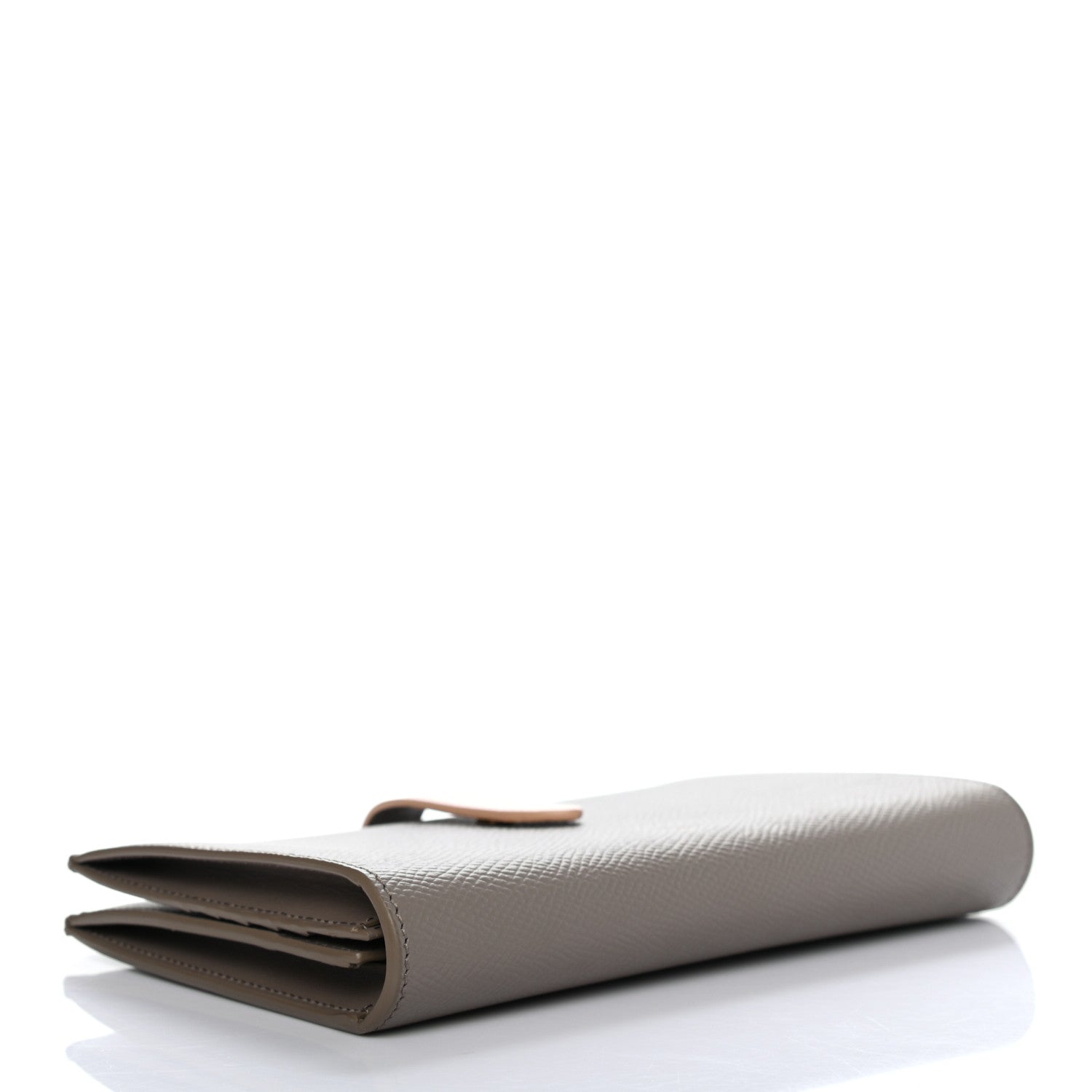Celine Grained Calfskin Medium Multifunction Strap Wallet Pebble Pale Pink 4 of 7